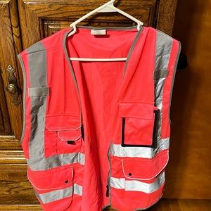 Pink safety vest